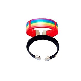 PULSERA Redonda Grande Con LA Bandera