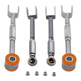maXpeedingrods Rear Camber Kit for Nissan 350Z Z33 2003-2009, Infiniti G35 Altima Maxima FWD, Camber Control Arms & Traction Arms +/- 3° Camber