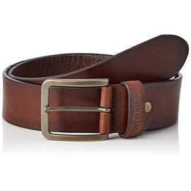 Wrangler Men's Structured Belt Jeans, Brown, 115