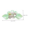 IWOWHERO 15Pcs Nail Charms with Pearls Rhinestones and Flower Studs
