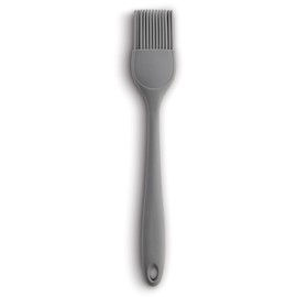 Mrs. Anderson’s Baking Silicone Basting Brush, Non-Stick, Heat Safe, Shed-Proof Bristles, Grey