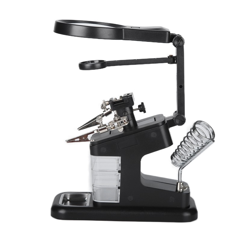 TH‑7026 Desktop Magnifying Glass with 10LED Light Welding Magnifying Glass