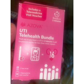 Azova UTI Telehealth Bundle. 2 Test Strips. Expires 3/26