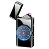 Electric Lighter with Clock Dial LED Power Display Plasma Dragon