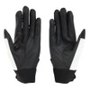 UA Clean Up Batting Gloves 6001310 (002), Black, White, Black,