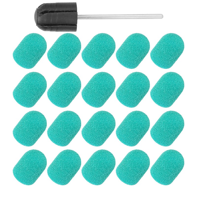 Nail Art Sanding Cap Nail Drill Bits Polishing Grinding Sanding