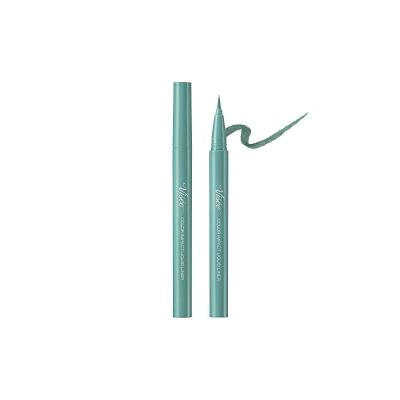 Visee Riche GR741 Color Impact Liquid Liner Eyeliner, Milky Green,