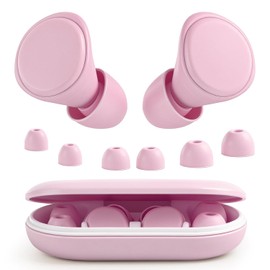 Ear Plugs for Sleeping, 36 dB Noise Cancelling, Soft and Reusable, Ear Protection Sleep, Available in 3 Sizes (S/M/L) Earplugs and Suitable for Sleep, Work, Travel, Concerts