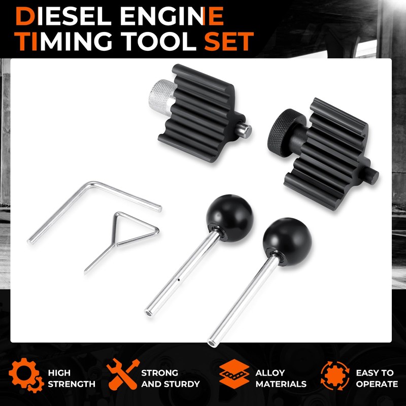 GEARLEADER Diesel Engine Timing Crankshaft Locking Tool Kit For VW