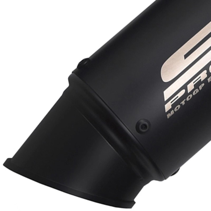 Unbranded Modified Exhaust Mid Pipe Black Muffler Slip for DUKE