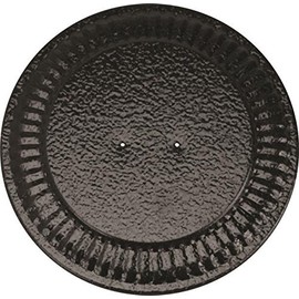 KCHEX Bm0026 Adjustable Black 4" - 8" Stove Pipe Flue Hole Cover 6719900