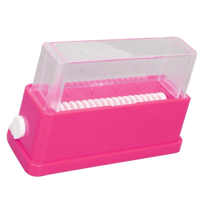 Dental Applicator Stick Dispenser, Large Capacity Refillable Convenient Transparent Plastic