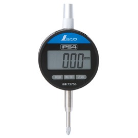 Shinwa Sokutei 73756 Digital Indicator, 0.00004 inch (0.01 mm/12.7 mm), Dustproof and Waterproof