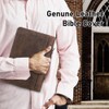 Contacts Bible Cover for Men and Women Full Grain Leather