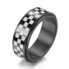 ANIEJUFI Anxiety Ring for Men Women Stainless Steel Spinner Rings