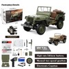 Authticar RC Crawler, 1:14 Scale Military Willys Jeep, Yellow