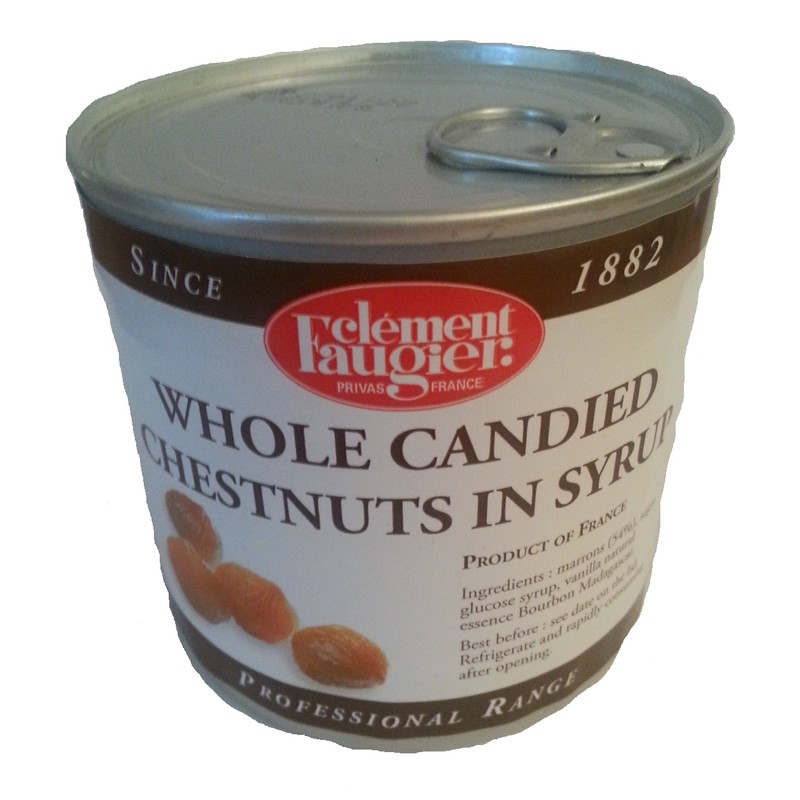 Clément Faugier - Ganze Kandierte Kastanien in Sirup - 540g