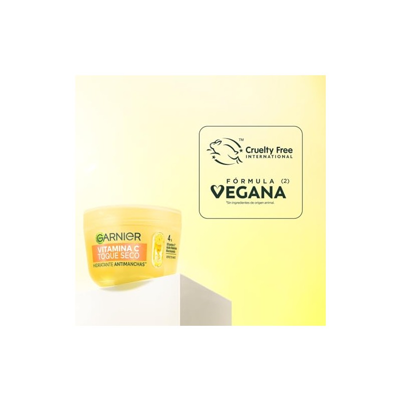 Garnier Crema Hidratante Facial Toque Seco Anti Manchas Vitamina Ácido
