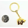 SNS Components Golden Elephant Heavy Metal Asia India African Keyring