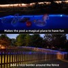 YEGUO Solar Pool Lights Outdoor Waterproof LED, 2 Pack Each