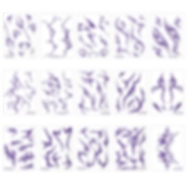 15 Pcs Style Party Favors, Glow in The Dark Demon Energy Temporary Tattoos, Laser Foil Makeup Tattoos, Birthday Party Decorations, Fake Tattoo Stickers for Cosplay Party Supplies