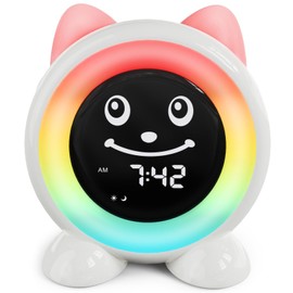 Toddlers Sleep Training Clock, Kids Alarm Clock with Night Light & Nap Timer, Ok to Wake Clock for Girls and Boys
