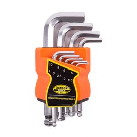 Allen Key Set 1.5-10 mm Short 9-Piece