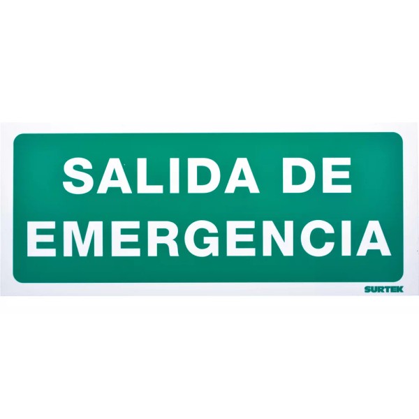 Señal Salida De Emergencia Surtek