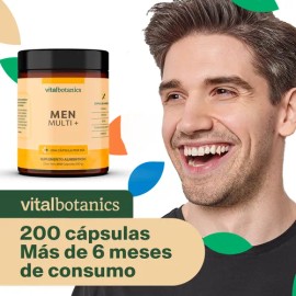 Multivitaminico P Hombre Con Creatina 200 Caps Vitalbotanics                                                                                          