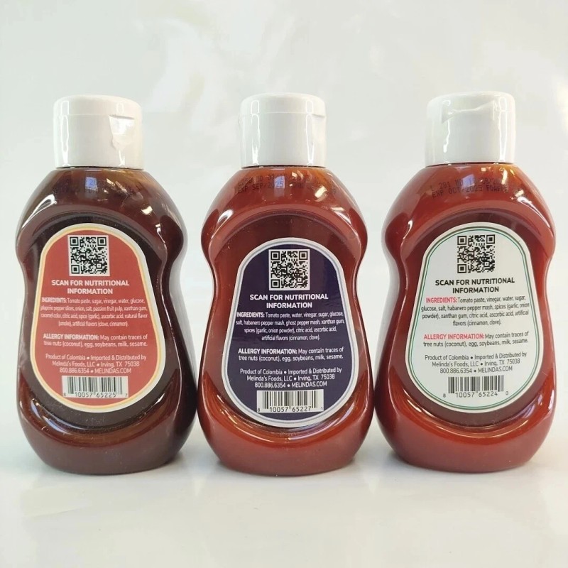 Melinda's Ketchup Ghost Pepper Habanero Chipotle Travel 4 oz 118ml