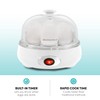 Elite Gourmet EGC322CW Easy Egg Cooker Electric 7-Egg Capacity, Soft,