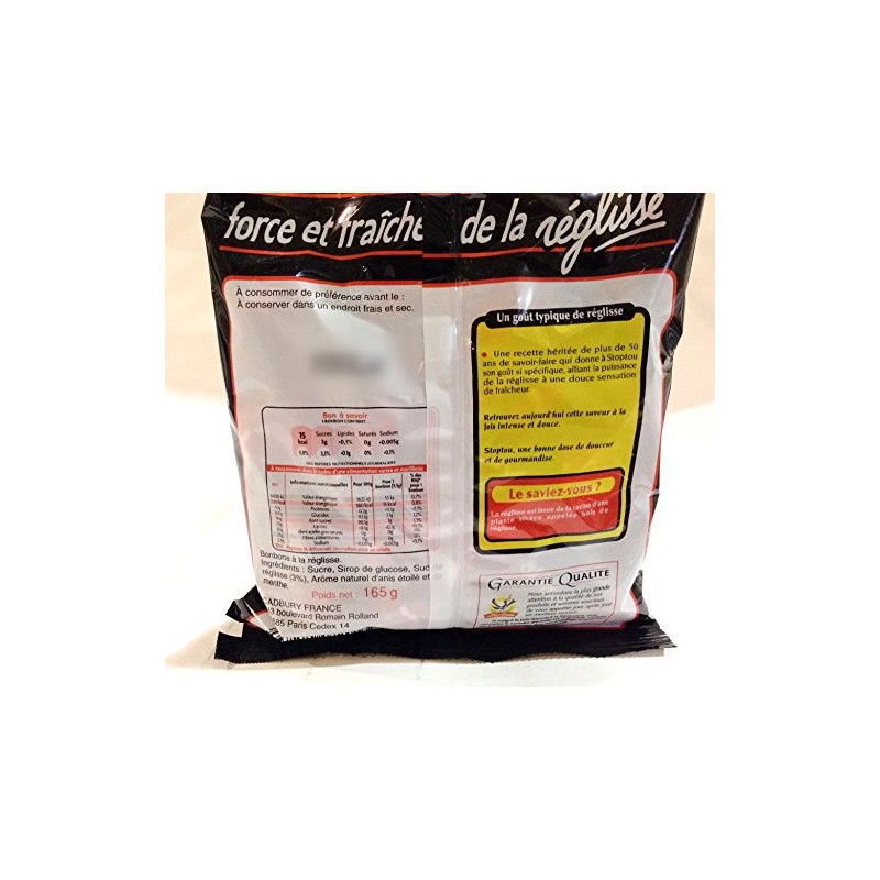 La Pie Qui Chante Stoptou Licorice Candy - 5.8 oz.