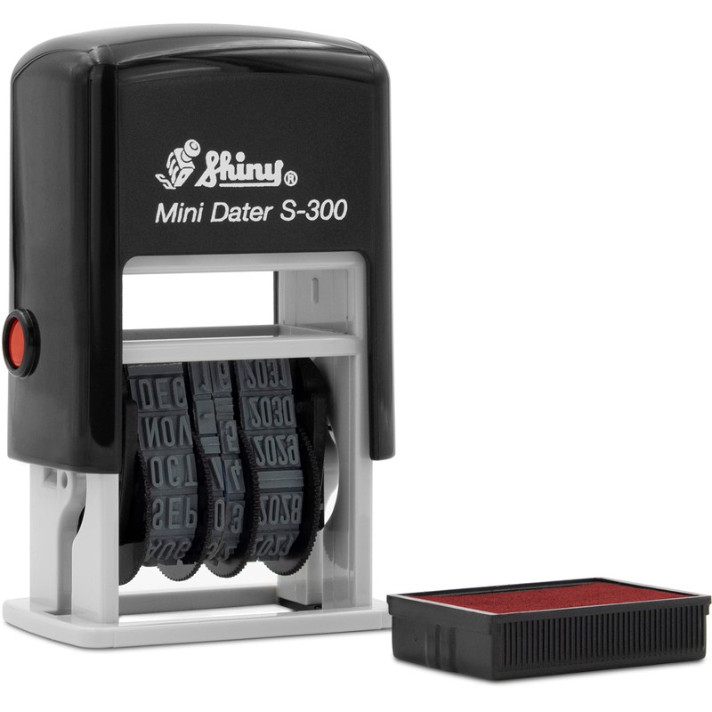 Rubber Stamp Creation S-300 Date Stamp - Red