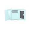 JIUFENG Women's RFID Blocking Short Wallet Multi Purpose Zip Folded