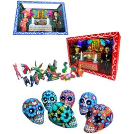 Genérico Kit de Ofrenda de Día de Muertos Artesanías El Gran Calavera