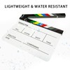 Acrylic Plastic Clapper Board, 30x24cm Director Film Clapboard Easy Cut