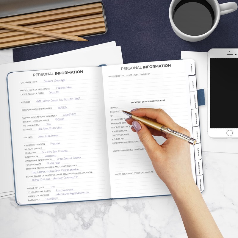 Clever Fox End of Life Planner – Final Arrangements Organizer