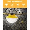 JC-LGL 100FT Construction String Light 130W 16000Lm, 5000K Industrial Grade