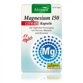 Alsiroyal Magnesium 150 Citrate Capsules