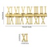 Vctitil 6 Pieces Clock Numerals Kit,Arabic Number and Roman Number