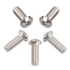 XMMT 5PCS Stainless Steel Derby Cover Button Head Screw Bolt