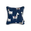 Out Style Cushion Cover 45x45 Nordic Imported Fabric (Alpaca Indigo)