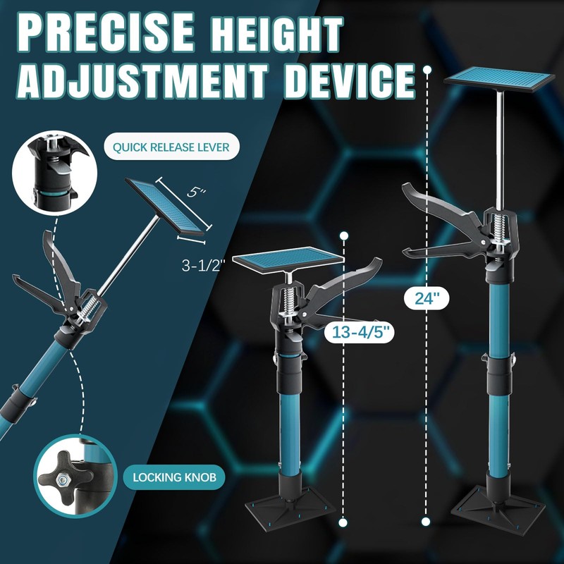 OUTIMATE Adjustable Support Pole, Cabinet Jacks for Installing Cabinets, Telescoping