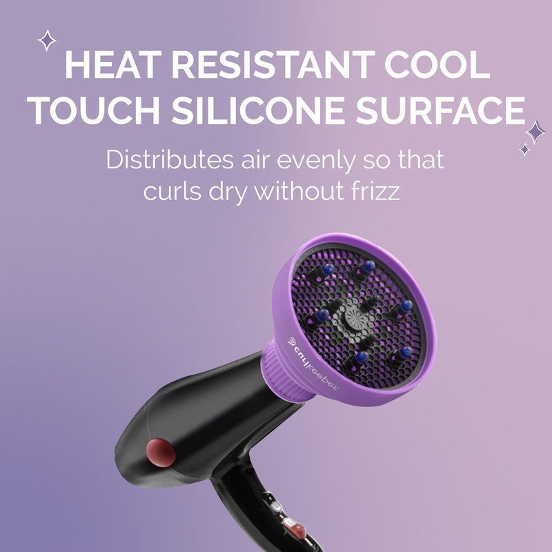 Curl Keeper Diffuser Hair Dryer for Curly Hair - Pop