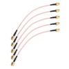 5Pcs RF Coaxial Cable SMA-J to SMA-J Audio Connector 2