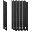 GINX 10 Snap Off 18mm Utility Cutter Blade Black Ultra Sharp Japan Steel 110 Segments
