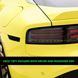 deliciousticker Fits 2023-2025 Nissan 400z Rear Bumper Side Marker Decals Tint Overlay Vinyl Z