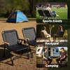BDL Folding Beach Backpack Chair, Outdoor Folding Portable Camping Chair