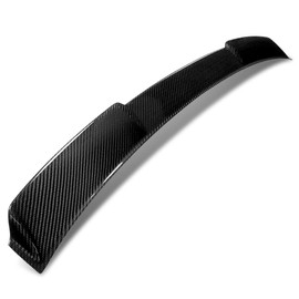 DNA MOTORING 2-RSP-6431-CF Carbon Fiber Window Visor Roof Spoiler Wing Compatible with 2022-2023 Honda Civic Sedan,Black