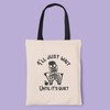 SmartyPants I'll Just Wait Until It's Quiet Tote Bag Cotton